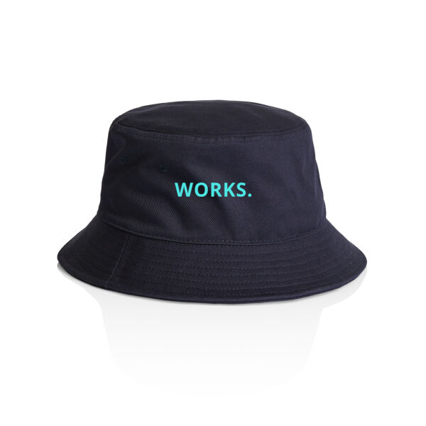 WORKS Bucket Hat – Navy Thumbnail